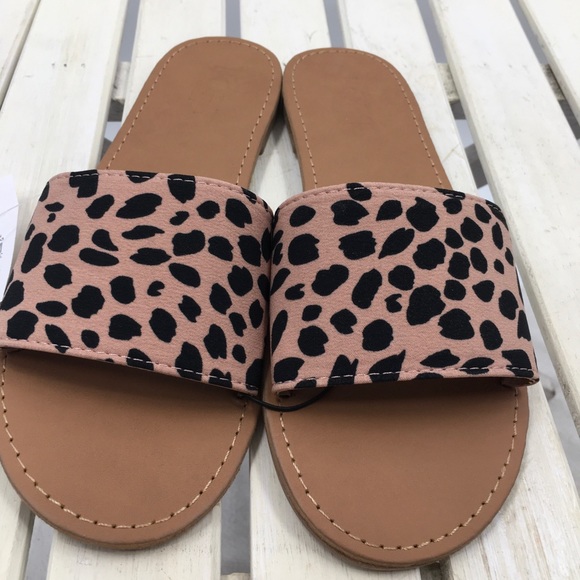 NWT Ann Taylor Leopard Cafe Mocha Slide Sa… - Picture 2 of 4